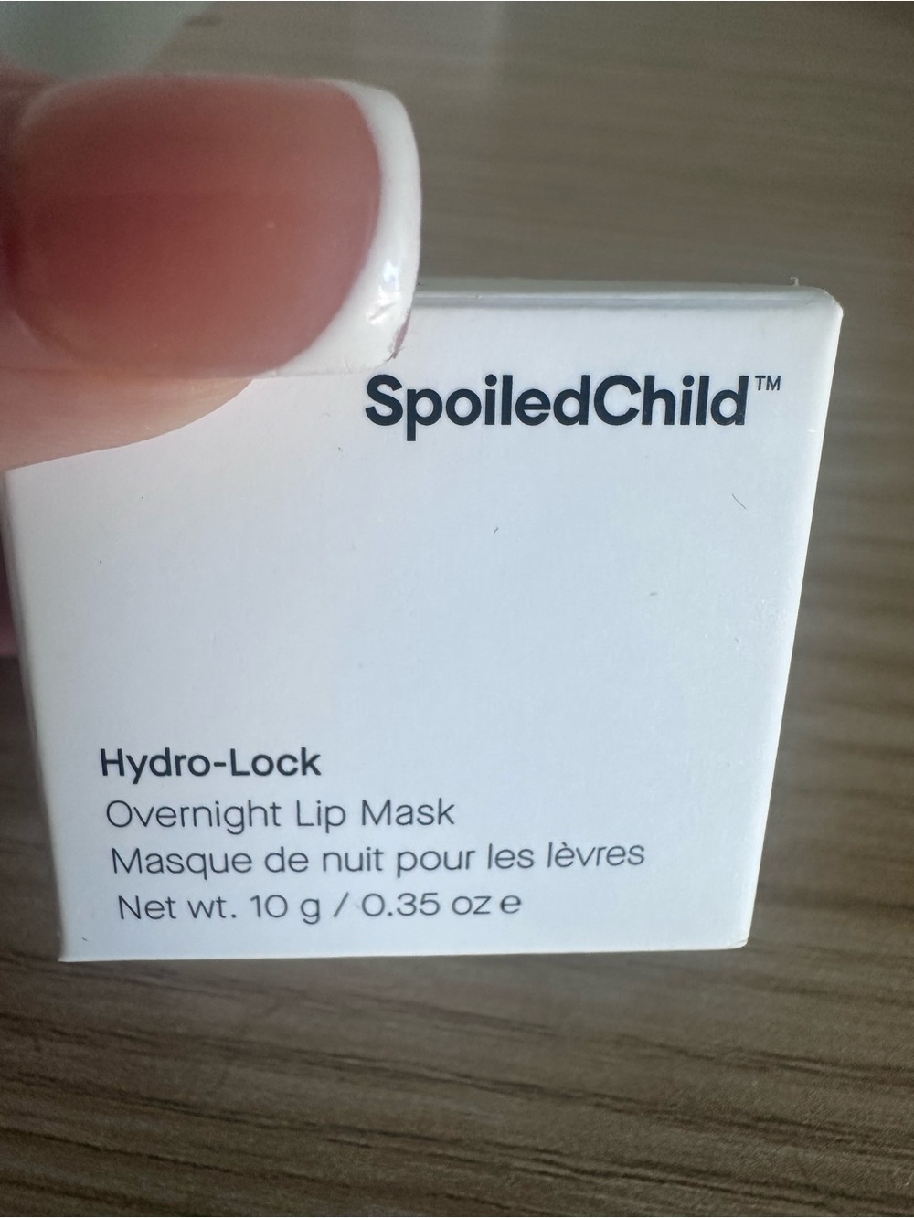 Spoiled Hydro-Lock Overnight Lip Mask — White